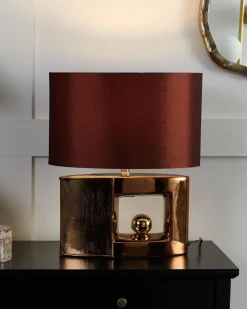 Beliani Poytavalaisin Posliini Ruskea Duero Hot