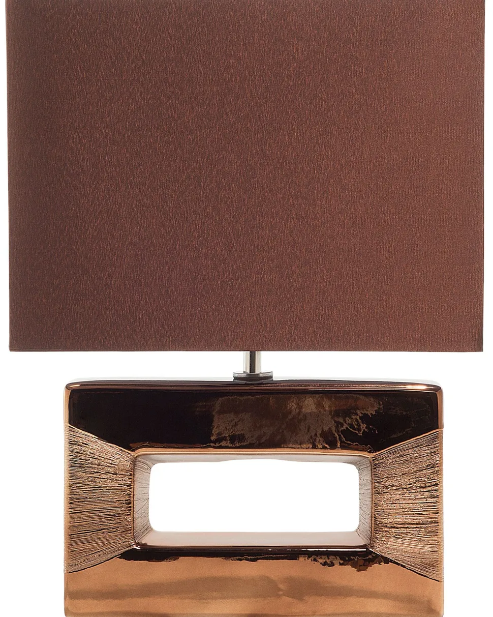 Beliani Poytavalaisin Posliini Ruskea Onyx Store