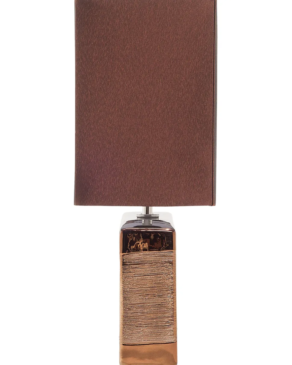 Beliani Poytavalaisin Posliini Ruskea Onyx Store