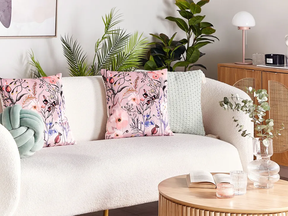 Beliani Poytavalaisin Rauta Vaaleanpunainen Moruga Shop