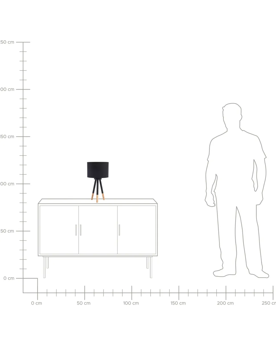 Beliani Poytavalaisin Saarni Musta 2 Kpl Tobol Sale