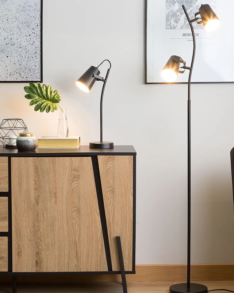 Beliani Poytavalaisin Teras Musta Flint Best