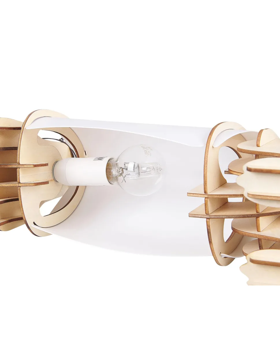 Beliani Poytavalaisin Vaalea Puu Loubiere Best Sale