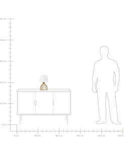 Beliani Poytavalaisin Valkoinen/Vaalea Puu Agueda Clearance