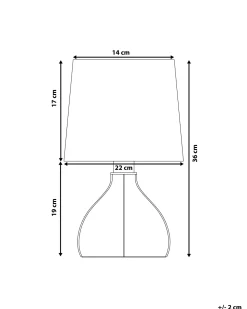 Beliani Poytavalaisin Valkoinen/Vaalea Puu Agueda Clearance
