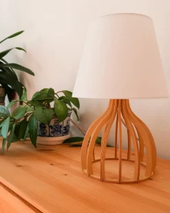 Beliani Poytavalaisin Valkoinen/Vaalea Puu Agueda Clearance