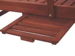 Beliani Puinen Aurinkotuoli Luonnonvalkoisella Pehmusteella Toscana Discount