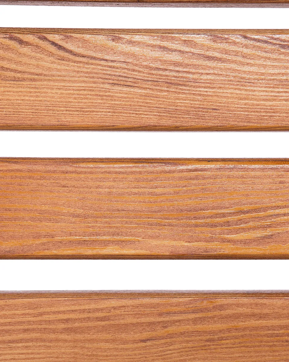 Beliani Puinen Pihakeinu Katoksella Beige Andria Best Sale