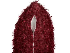 Beliani Punainen 2 Kpl Koristetyynysetti Hapsuilla 45 X 45 Cm Hellebore Shop