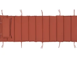 Beliani Punainen Lepotuolin Pehmustetyyny 180 X 60 Cm Brescia Cheap