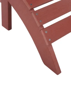 Beliani Punainen Rahi Adirondack Sale