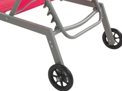 Beliani Punainen Teraksinen Aurinkotuoli Levanzo Outlet