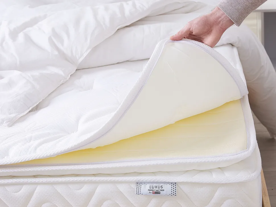 Beliani Pussijousitettu Patja Keskikova 90 X 200 Cm Luxus Best Sale