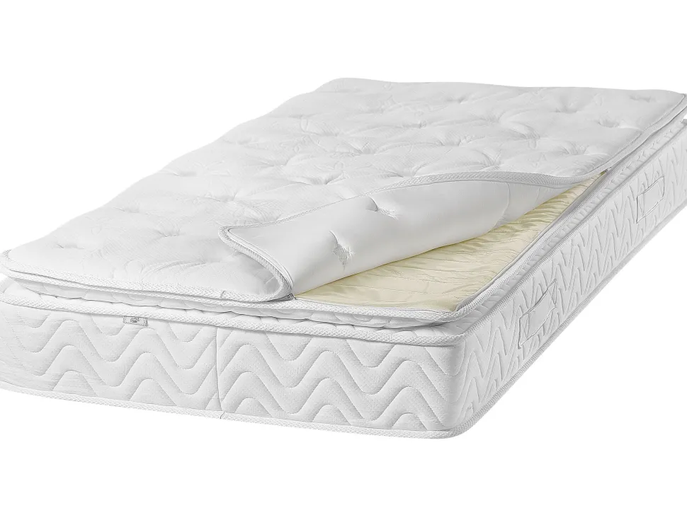 Beliani Pussijousitettu Patja Keskikova 90 X 200 Cm Luxus Best Sale