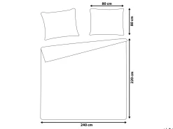 Beliani Pussilakanasetti Satiinipuuvillaa 240 X 220 Cm Valkoinen Avondale Flash Sale