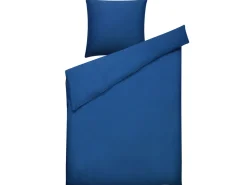 Beliani Pussilakanasetti Satiinipuuvillaa 135 X 200 Cm Sininen Harmonridge Cheap