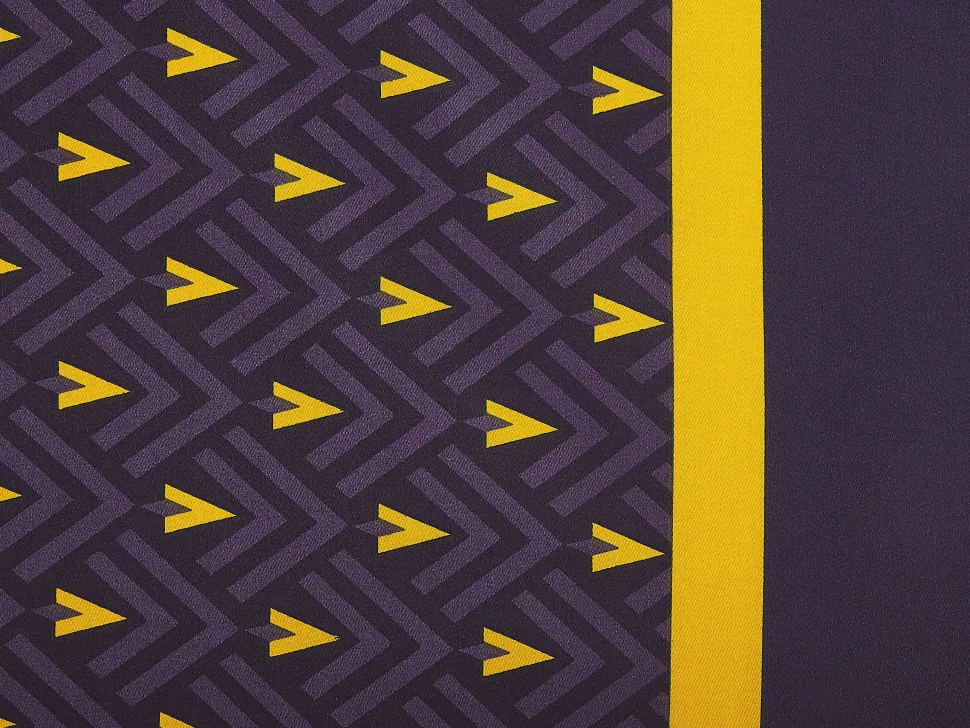 Beliani Pussilakanasetti Satiinipuuvilla Tummansininen/Keltainen 135 X 200 Cm Wallingford Shop