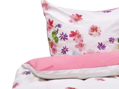 Beliani Pussilakanasetti Satiinipuuvilla Monivarinen 155 X 220 Cm Larynhill Store