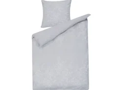 Beliani Pussilakanasetti Satiinipuuvilla Harmaa 135 X 200 Cm Morningside Hot