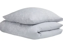 Beliani Pussilakanasetti Satiinipuuvilla Harmaa 135 X 200 Cm Morningside Hot