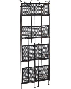 Beliani Puutarhahylly Musta Metalli Isernia Store