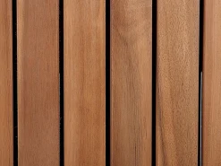 Beliani Puutarhakaappi Akasiapuu Ruskea 100 X 200 Cm Savoca Shop