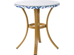 Beliani Puutarhakalustesetti 4-Istuttava Sinivalkoinen Rifreddo Sale