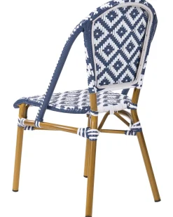 Beliani Puutarhakalustesetti 4-Istuttava Sinivalkoinen Rifreddo Sale