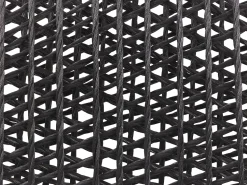 Beliani Puutarhakalustesetti 4-Istuttava 90 Cm Poydalla Musta/Harmaa Olbia Online