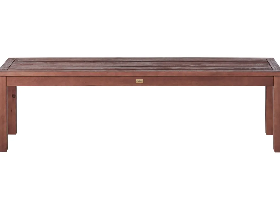 Beliani Puutarhapenkki 160 Cm Puinen Tummanruskea Tuscania Discount