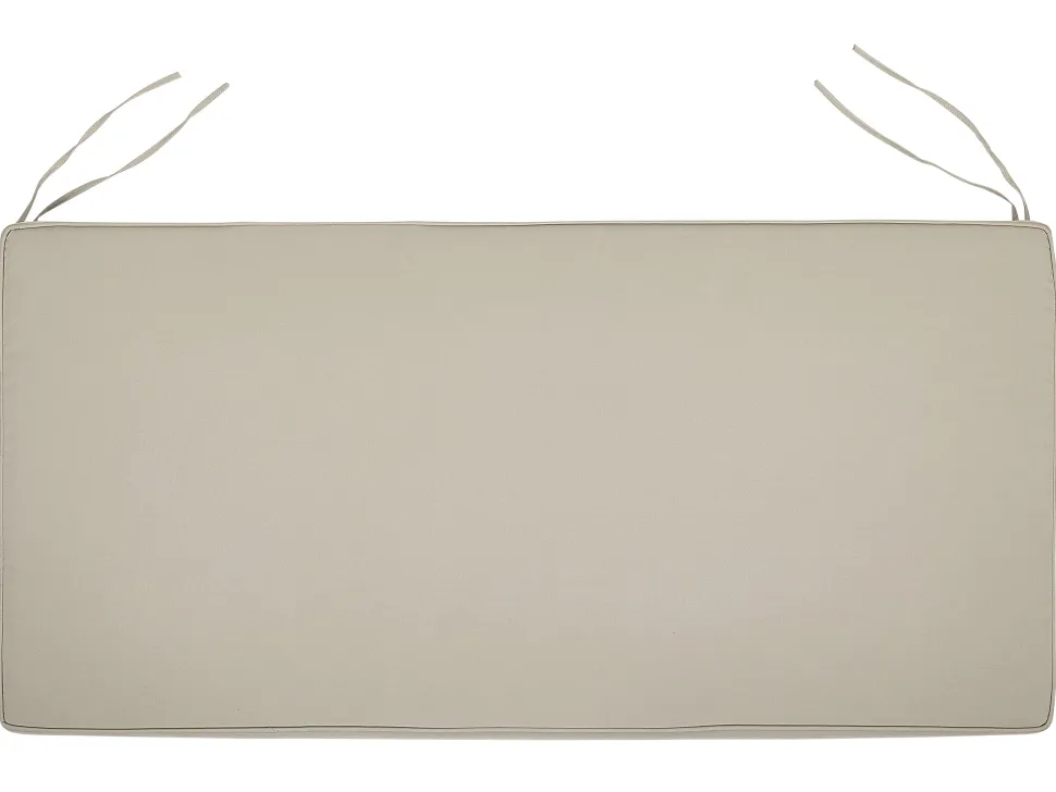 Beliani Puutarhapenkki Sertifioitu Akaasia Vaalea Puu/Ruskeanharmaa 120 Cm Vivara New