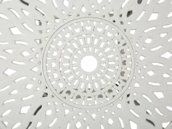 Beliani Puutarhapoyta 90 Cm Valkoinen Ancona Sale