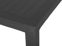 Beliani Puutarhapoyta 140 X 80 Cm Grafiitinharmaa Fossano Cheap