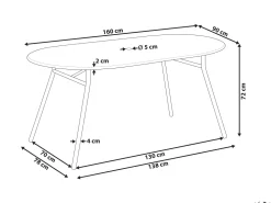 Beliani Puutarhapoyta 160 X 90 Cm Metallinen Vaaleansininen Calvi Cheap