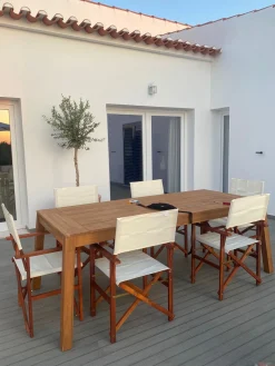 Beliani Puutarhapoyta Akaasia Vaalea Puu 210 X 90 Cm Livorno Cheap