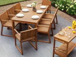 Beliani Puutarhapoyta Akaasia Vaalea Puu 180 X 90 Cm Sassari Best