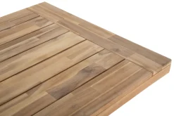 Beliani Puutarhapoyta Akaasia Vaalea Puu/Valkoinen 170 X 80 Cm Scania Shop