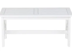 Beliani Puutarhapoyta Akaasia Valkoinen 100 X 55 Cm Baltic Online