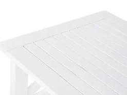 Beliani Puutarhapoyta Akaasia Valkoinen 100 X 55 Cm Baltic Online