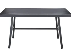 Beliani Puutarhapoyta Alumiini Musta 150 X 90 Cm Canetto Clearance