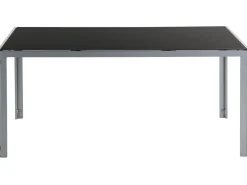 Beliani Puutarhapoyta Alumiini Musta/Hopea 160 X 90 Cm Catania Cheap