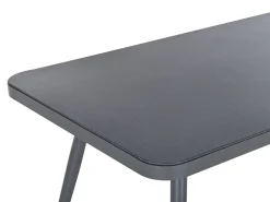 Beliani Puutarhapoyta Alumiini Tummanharmaa 140 X 80 Cm Lipari Flash Sale