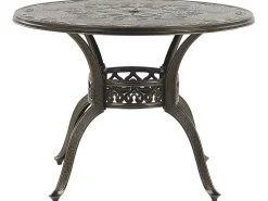 Beliani Puutarhapoyta Alumiini Tummanruskea 100 Cm Sapri Flash Sale