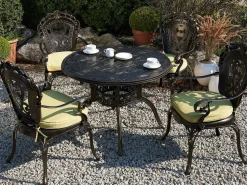 Beliani Puutarhapoyta Alumiini Tummanruskea 100 Cm Sapri Flash Sale