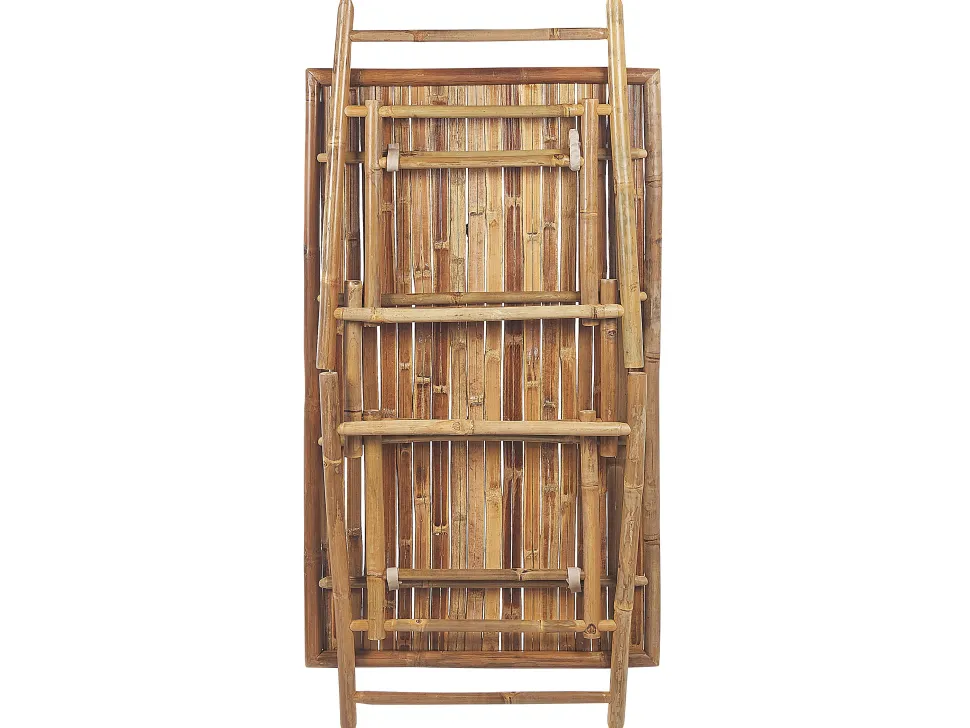 Beliani Puutarhapoyta Bambu Vaalea Puu 120 Cm Molise Hot