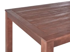 Beliani Puutarhapoyta Eukalyptus Tumma Puu 180 X 100 Cm Tuscania Shop