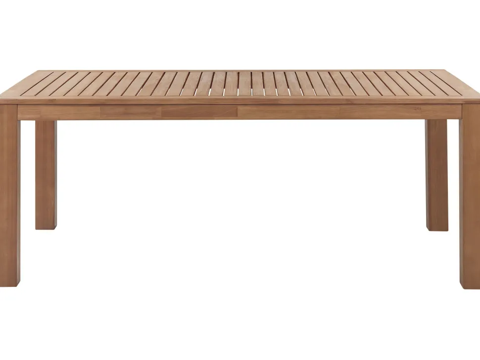 Beliani Puutarhapoyta Eukalyptus Vaalea Puu 190 X 105 Cm Monsano Clearance