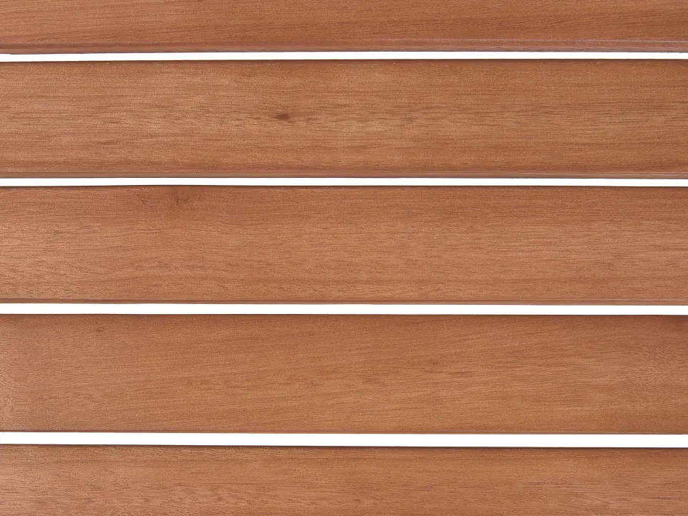 Beliani Puutarhapoyta Eukalyptus Vaalea Puu 190 X 105 Cm Monsano Clearance