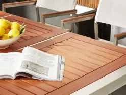 Beliani Puutarhapoyta Eukalyptuspuu Vaalea Puu 180 X 90 Cm Grosseto Sale