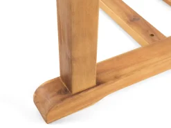 Beliani Puutarhapoyta Jatkettava Akaasia Vaalea Puu 160/220 X 90 Cm Java Discount